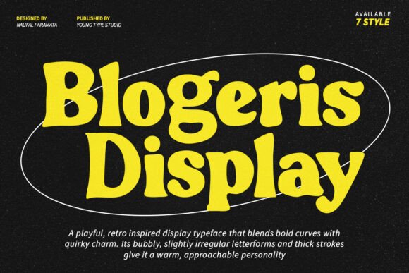 Blogeris Display: A Playful Typeface for Scroll-Stopping Campaigns