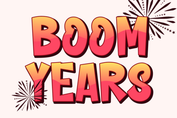 Boom Years Display Font: A Maker’s Creative Tool