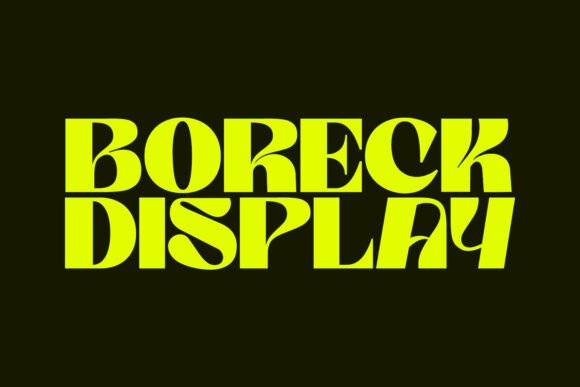 Boreck Display: A Bold Typeface for Web Design Impact