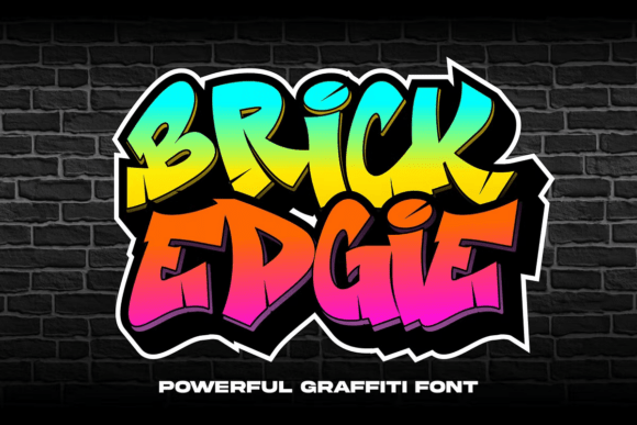 Brick Edgie: A Display Font with Raw Editorial Energy