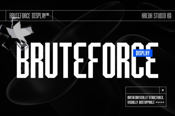 Bruteforce Display: A Web Designer’s Take on Geometric Boldness