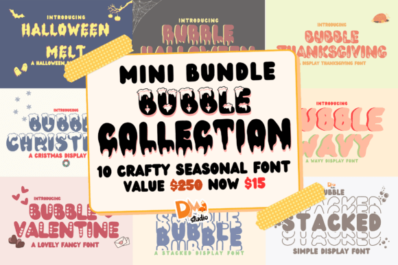 Bubble Collection: A Playful Display Font for Real Branding Work