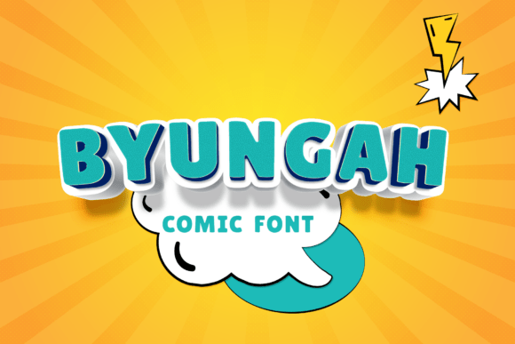 Byungah Comic Display: A Friendly Font for Campaign Creators