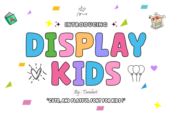 Display Kids Font: A Playful Typeface for Handmade Products