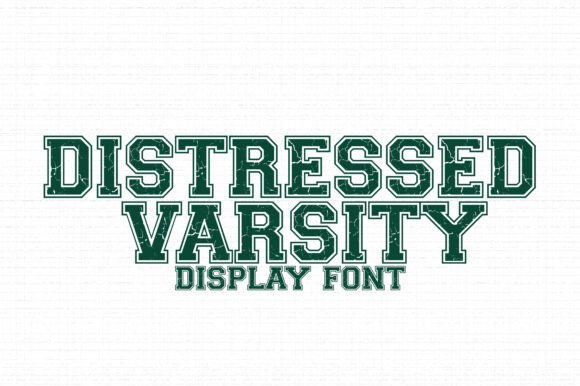 Distressed Varsity: A Font That Speaks Volume