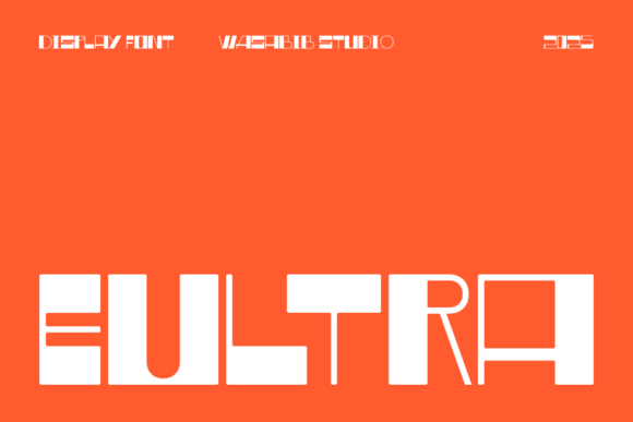 Eultra Display Font: A Bold Choice for Modern Web Design