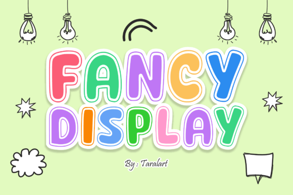 Fancy Display: A Playful Font for Small Business Branding