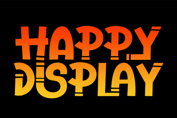 Happy Display Brings Cheerful Energy to Brand Design