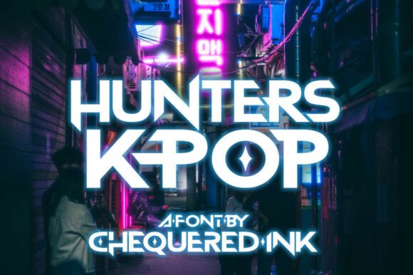Hunters K-pop Font Review: A Designer’s Take on a Bold Display Typeface