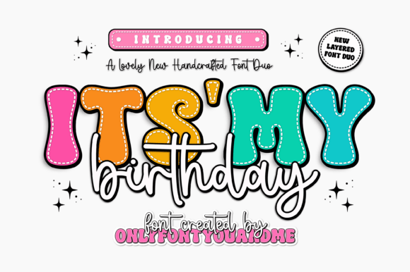 Its My Birthday Font for Web Designers