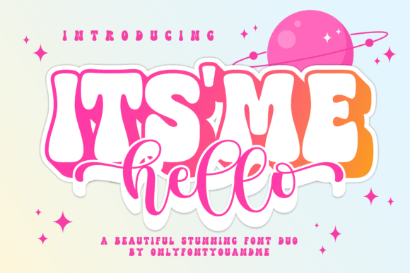 Itsmehello Regular: A Playful Display Font for Bold Branding