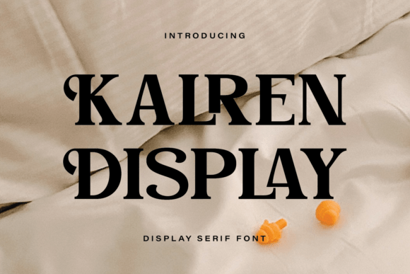Klaren Display: A Serif Typeface for Digital Branding and Web Design