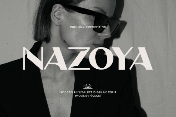 Nazoya: A Display Typeface for Clean Digital Branding