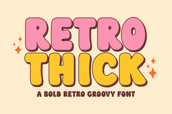 Retro Thick: A Display Font That Brings Vintage Charm to Your Brand
