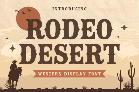 Rodeo Desert: A Bold Serif Font for Digital Branding
