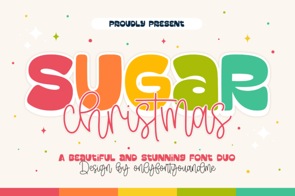 Sugar Christmas Font for Festive Craft Projects