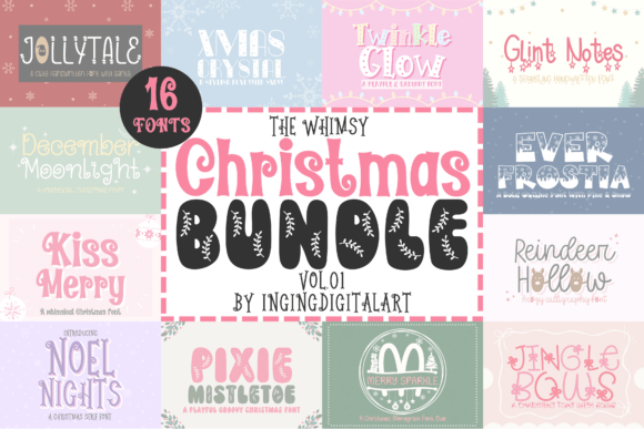 The Whimsy Christmas Bundle Vol.01: A Campaign Designer’s Secret to Festive Fonts That Stick